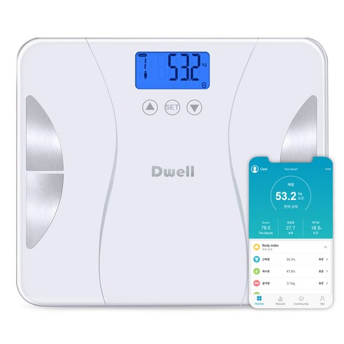 디웰 스마트 체지방 체중계: 건강관리를 위한 완벽한 선택 체지방체중계