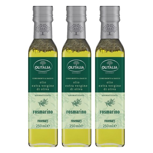 올리타리아 로즈마리 엑스트라버진 올리브유, 250ml, 3개