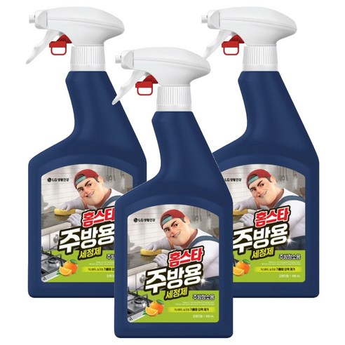 홈스타 맥스 프레쉬 주방용 세정제, 900ml, 3개