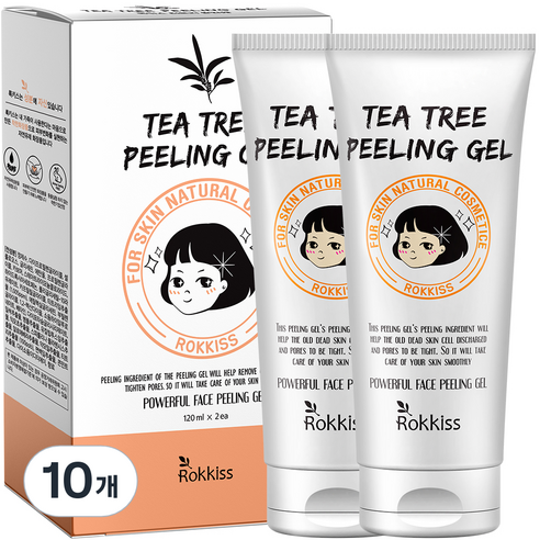 록키스 티트리 필링젤, 120ml, 10개
