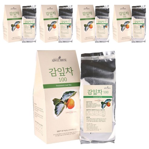 애드웰하우스 감잎차 100, 1g, 60개입, 5개