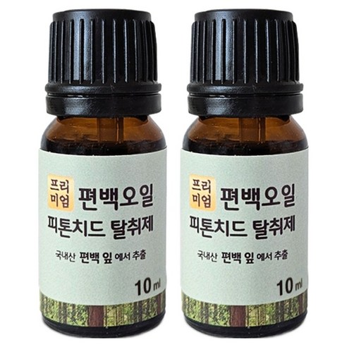 편백아트 프리미엄 편백오일 피톤치드 탈취제, 10ml, 2개