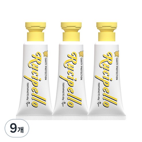 루치펠로 멜레멜레 어린이 저불소 치약, 60g, 9개