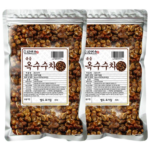 자연초 볶음옥수수차, 700g, 2개
