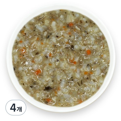짱죽 실온 이유식 중기, 160g, 4개, 한우소고기버섯죽