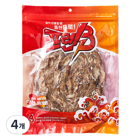 서울지앤비 프렌비 조미 참쥐포 특대 8p, 370g, 4개