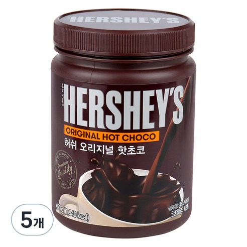 허쉬 오리지날 핫초코 분말, 450g, 1개입, 5개