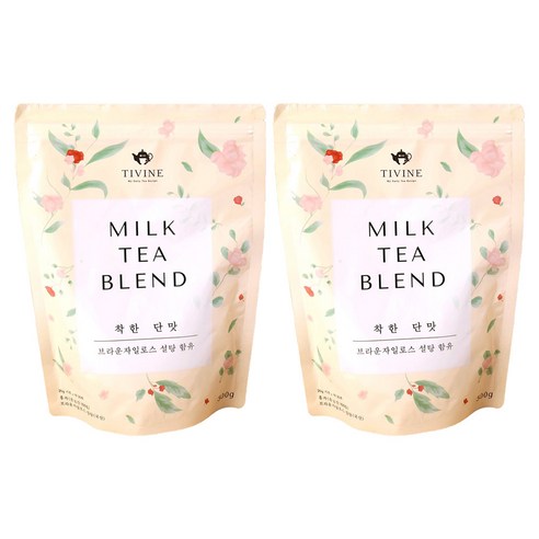 티바인 프리미엄 블랜드 홍차 홈카페 수제밀크티, 500g, 1개입, 2개