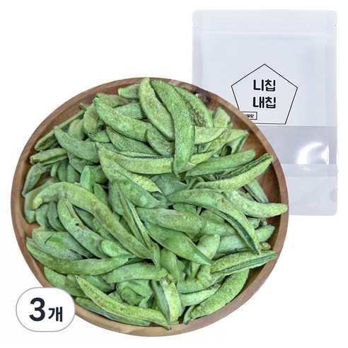 니칩내칩 바삭바삭 맛있는 완두콩칩, 80g, 3개