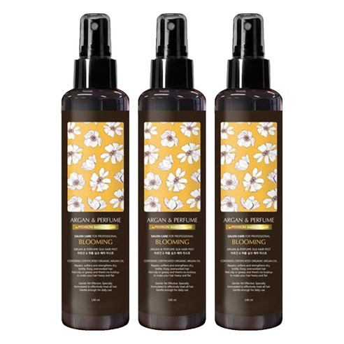 페디슨 보떼 아르간 퍼퓸 헤어 실크미스트 블루밍, 140ml, 3개