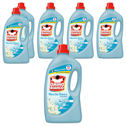 오미노비앙코 네이처프레쉬 무스키오비앙코 액상세제 본품, 2.6L, 6개