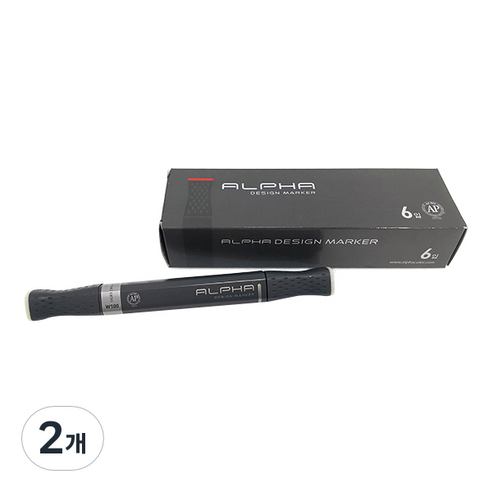 알파색채 디자인마카 W100 IvoryCream 6p, 1색, 2개