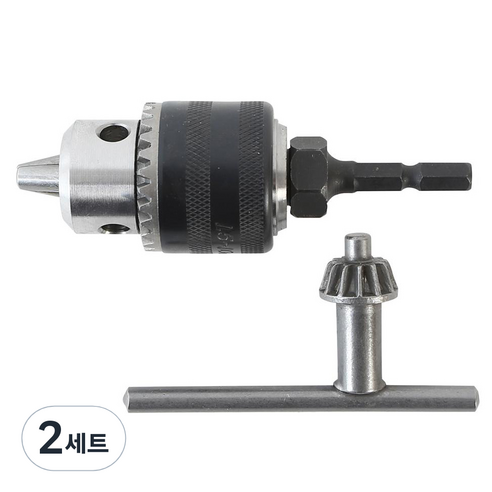 블루텍 원터치드릴척 BDA-10H 육각생크 C5411061, 2세트