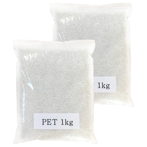 소백사 PP 알갱이 1kg, 2개, 투명