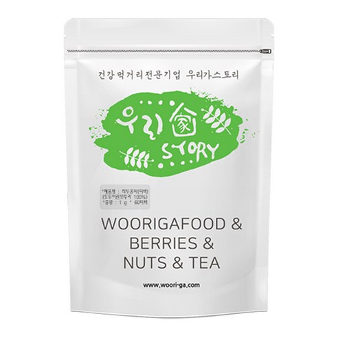 우리가스토리 작두콩차 티백, 1g, 60개입, 1개