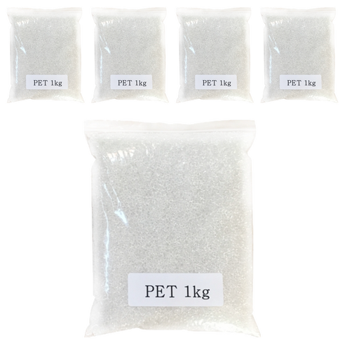 소백사 PP 알갱이 1kg, 5개, 투명