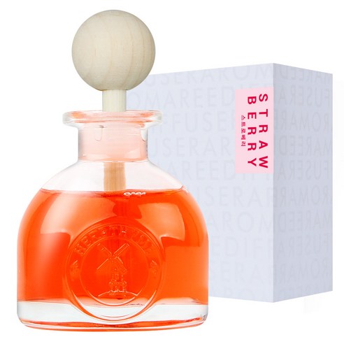 허브타임 차량용 디퓨저 60ml, 스트로베리, 1개