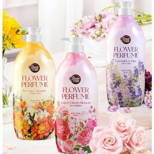 샤워로 행복을 느끼세요!