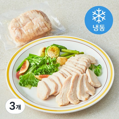 함께하닭 고단백 슬라이스 오리지널맛 닭가슴살 5팩 (냉동), 750g, 3개