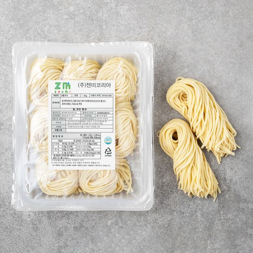 추천제품 젠미 생 칼국수면 1.5kg, 1개 소개 추천제품 젠미 생 칼국수면 1.5kg, 1개 소개