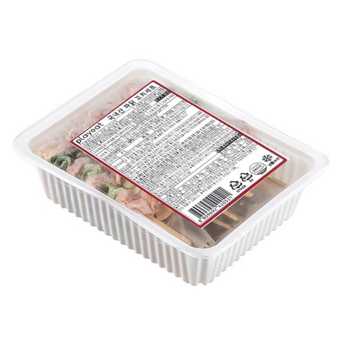 플레잇 국내산 파닭꼬치 50g x 12p + 숯불데리양념소스 150g 세트 (냉동), 600g, 1세트