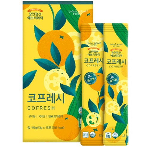 장인정신 에브리데이 코프레시 15p, 1개, 195g