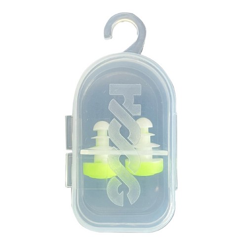 후그 실리콘 춥스 수영귀마개 2p, 그린, 1개