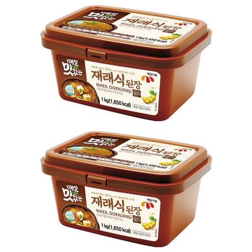 매일식품 매일 맛있는 재래식 된장, 1kg, 2개