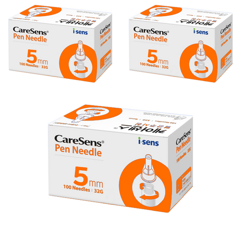 케어센스 멸균 주사침 5mm 32G, 100개입, 3개