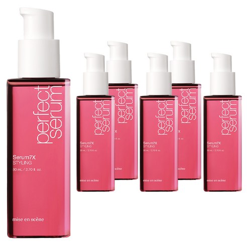 미쟝센 퍼펙트 스타일링 헤어 세럼 7X 2p, 160ml, 3개