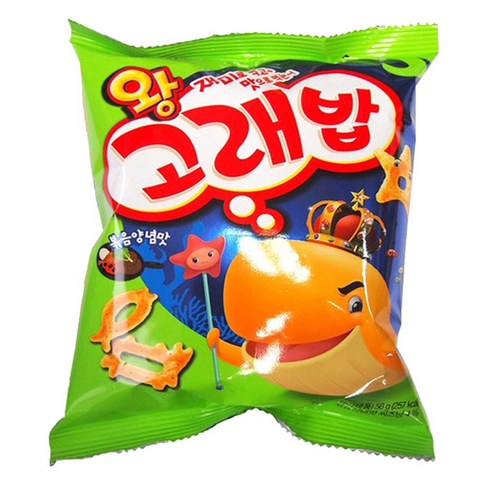 오리온 왕고래밥 볶음양념맛, 56g, 1개
