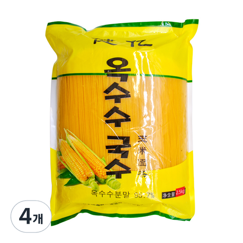금일 옥수수면, 2.5kg, 4개