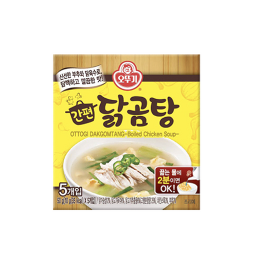 오뚜기 간편 닭곰탕, 50g, 2개