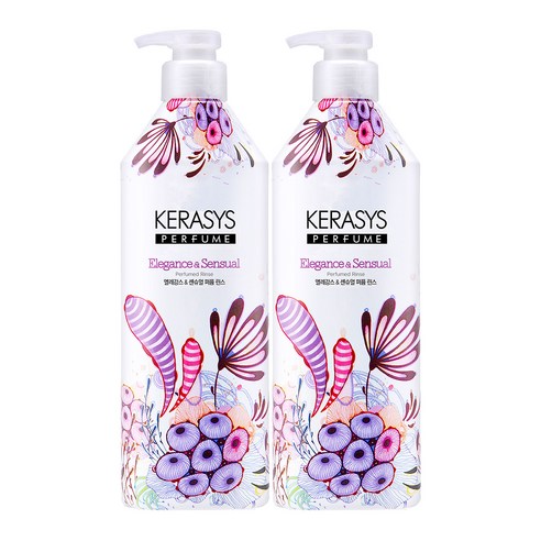 케라시스 엘레강스&센슈얼 퍼퓸 린스, 2개, 600ml
