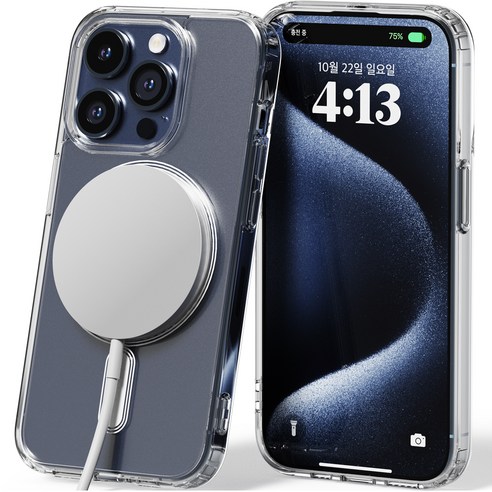 [OKㅣ강추] 누아트 맥세이프 호환 마그네틱 에어룸 젤 하드 휴대폰 케이스 – 최신 아이폰 15 Pro를 보호하는 완벽한 선택 [OKNOWㅣ추천상품]