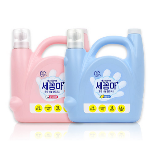 상큼한 레몬향 거품으로 온 가족 손 건강 지키세요!