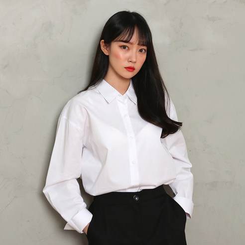 반에이크오 여성용 베이직셔츠