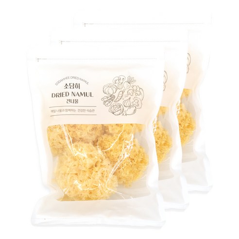 소담히 건조 백목이버섯, 100g, 3개