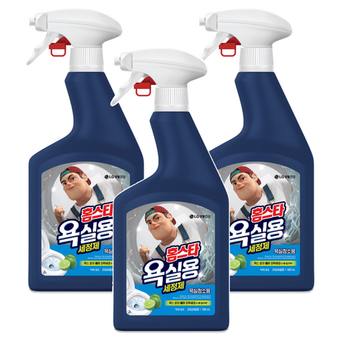 홈스타 욕실용 세정제 라임바질향, 900ml, 3개