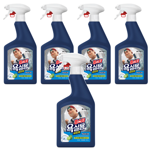 홈스타 욕실용 세정제 라임바질향, 900ml, 5개