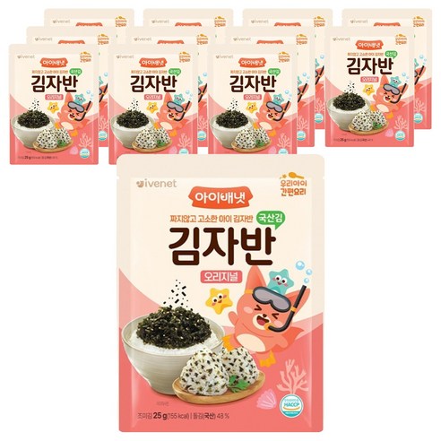 아이배냇 김자반, 오리지널맛, 25g, 12개