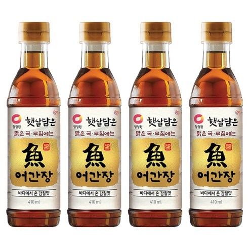 햇살담은 어간장, 4개, 410ml