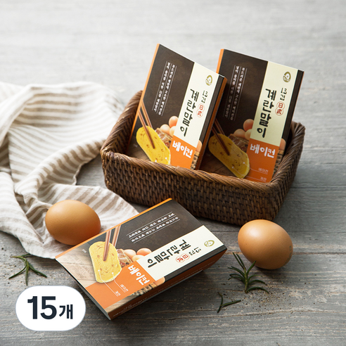 풍요한아침 13겹 베이컨 계란말이, 150g, 15개
