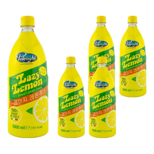 레이지레몬 주스, 1L, 5개