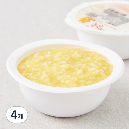 짱죽 중기 8개월 부터 이유식 죽, 혼합맛(단호박 / 오트밀), 200g, 4개