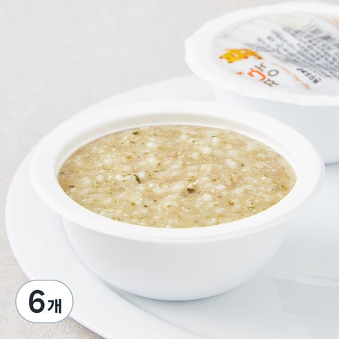 짱죽 중기 8개월 부터 이유식 죽, 혼합맛(한우 / 두부), 200g, 6개