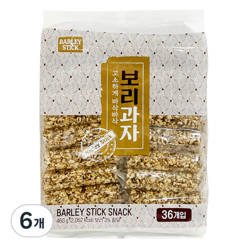 키즈웰 보리과자, 6개, 460g