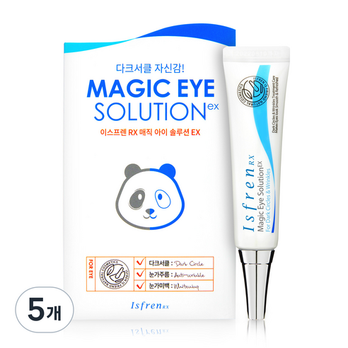 이스프렌 매직아이솔루션 다크서클 아이크림, 20g, 5개
