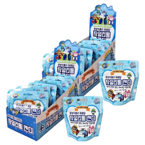 로보카폴리 제로당 자일리톨 캔디, 40g, 20개