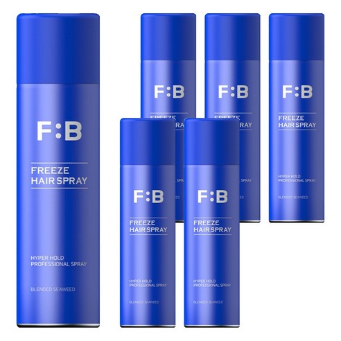 포뷰트 프리즈 헤어 스프레이, 100ml, 6개